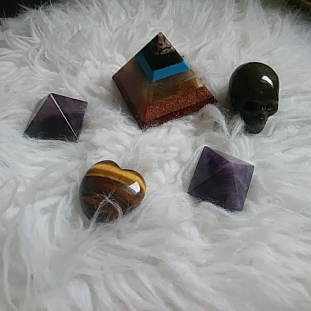 Carved Crystal set